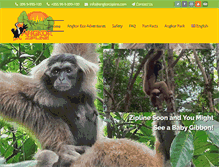 Tablet Screenshot of angkorzipline.com